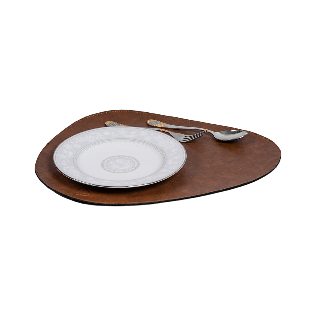 Leather Muse Abstract Mats- Set of 6