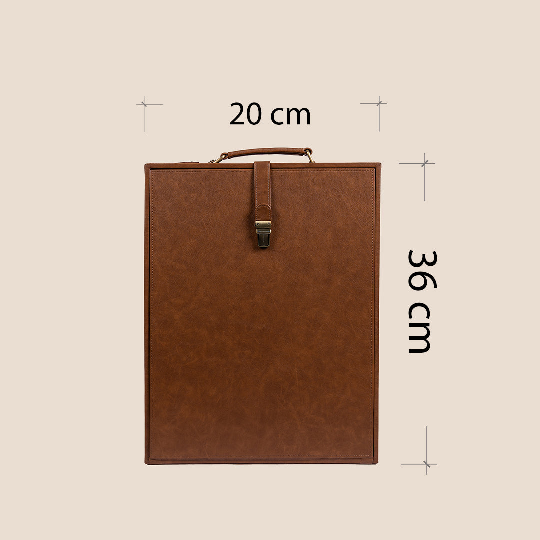 Legacy Liquor Leather Chest- Barware Set - Rakhi Gift Set