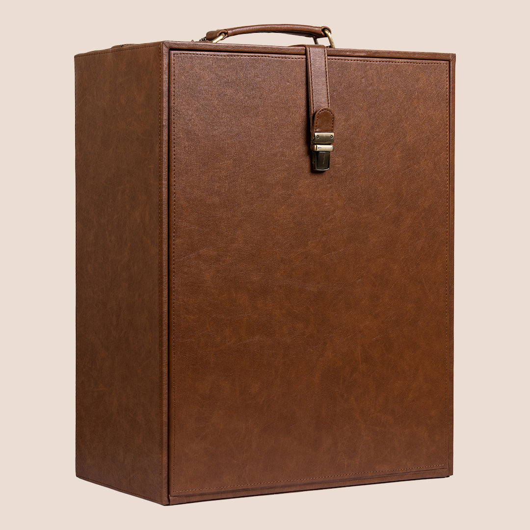 Legacy Liquor Leather Chest- Barware Set - Rakhi Gift Set