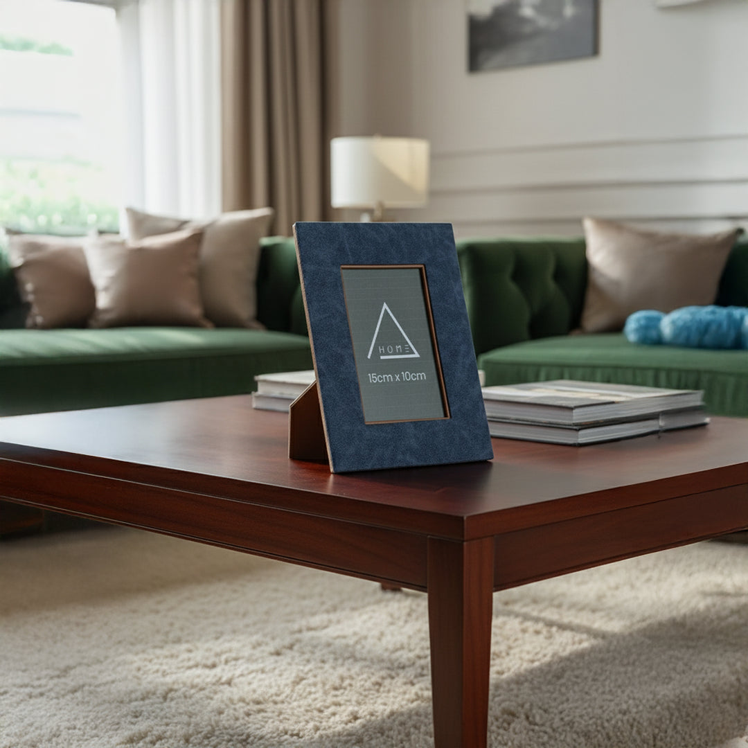 The Azure Canvas & Geometric Gallery - Photo Frame Set