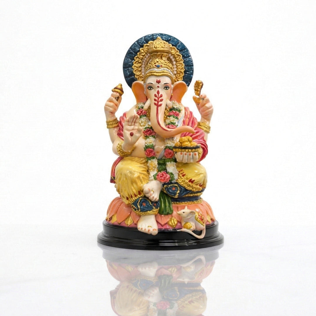 Lord Ganesh Ji - God Idol (Hand Painted)