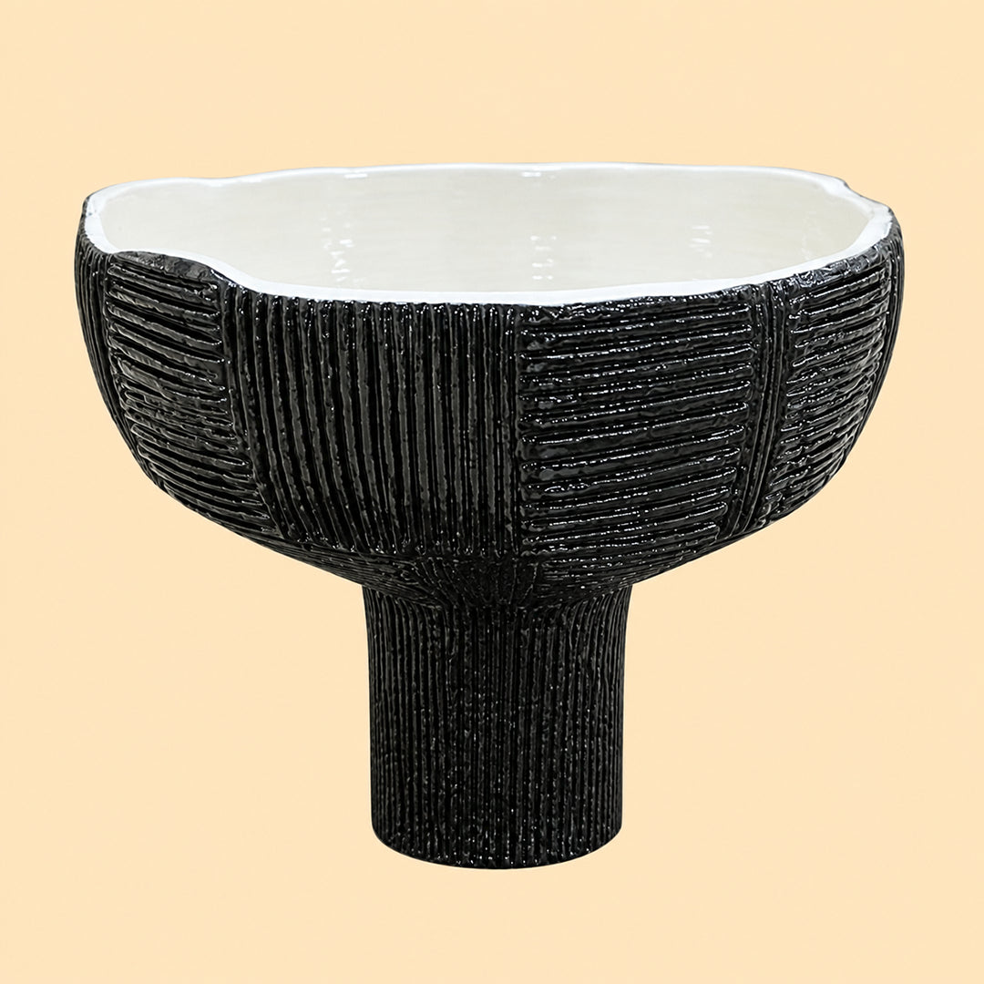 Obsidian Bloom - Vase