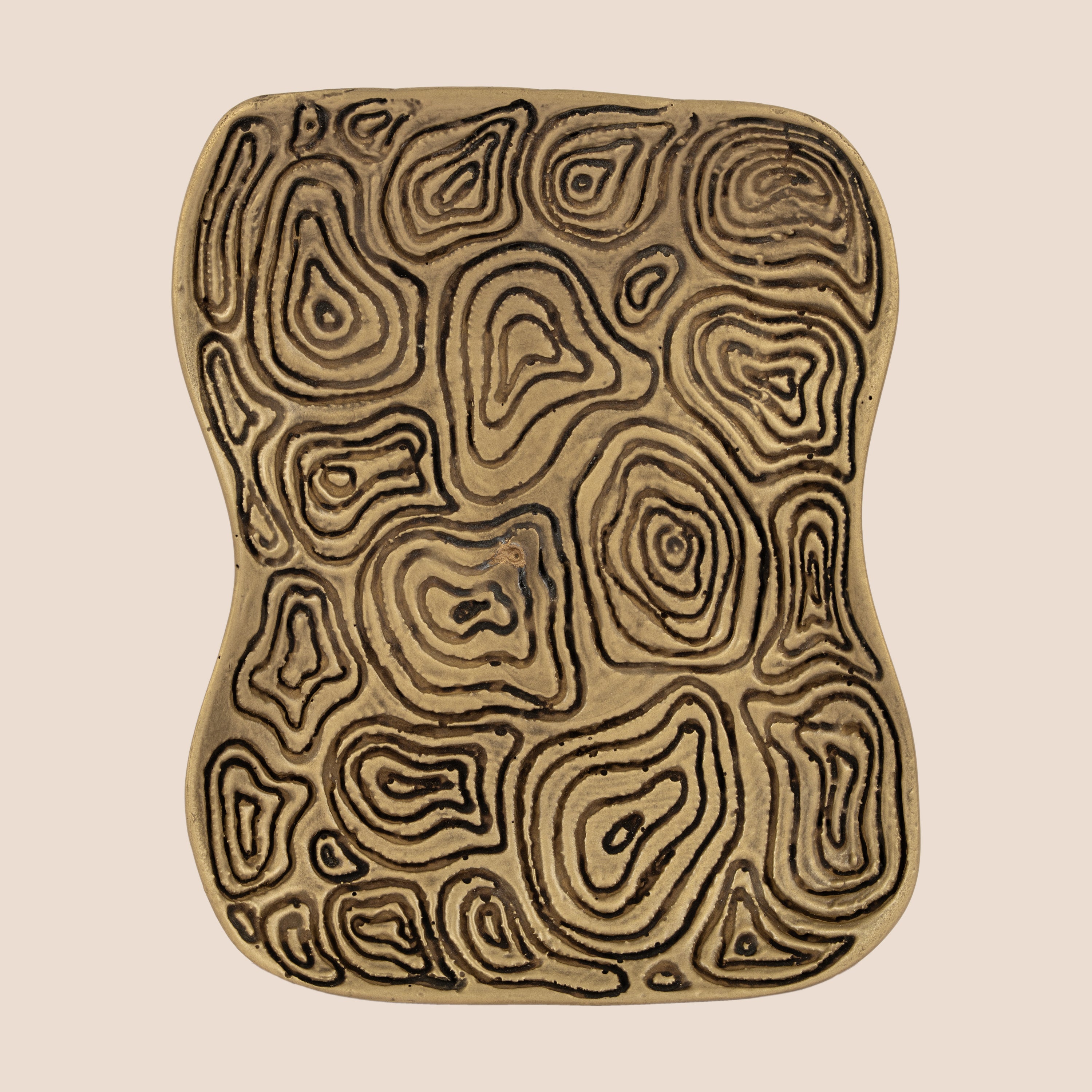 Solstice Bloom Tray & Strata Form Platter - Décor Tray Set