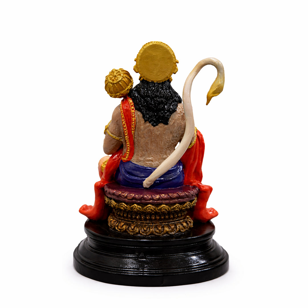 Lord Hanuman Ji - God Idol (Hand Painted)