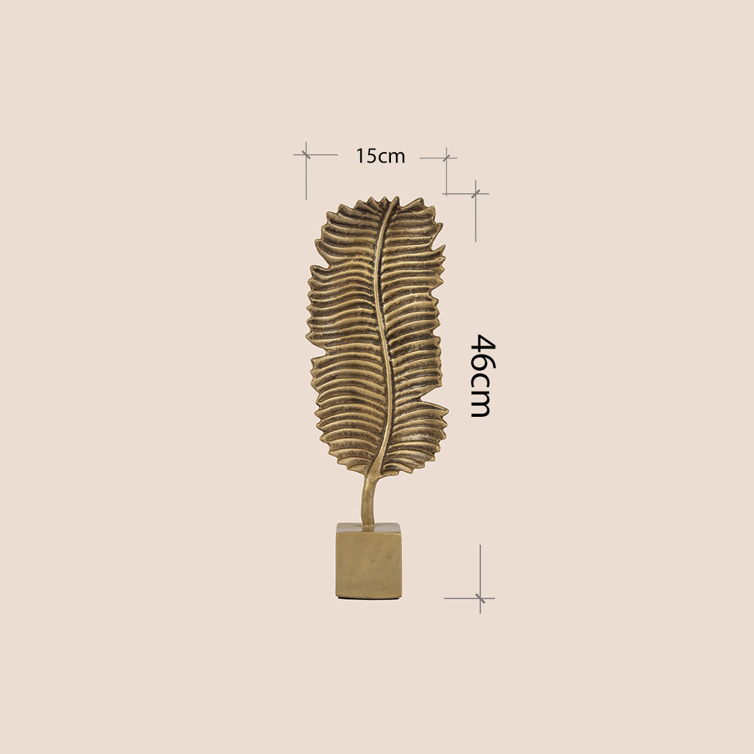 Aureon Leaf Form - Sculpture