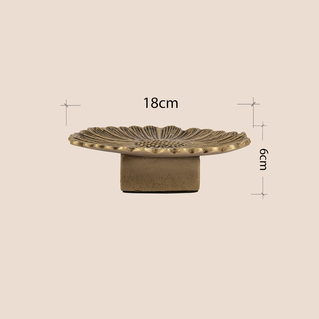 Solstice Bloom Tray & Strata Form Platter - Décor Tray Set