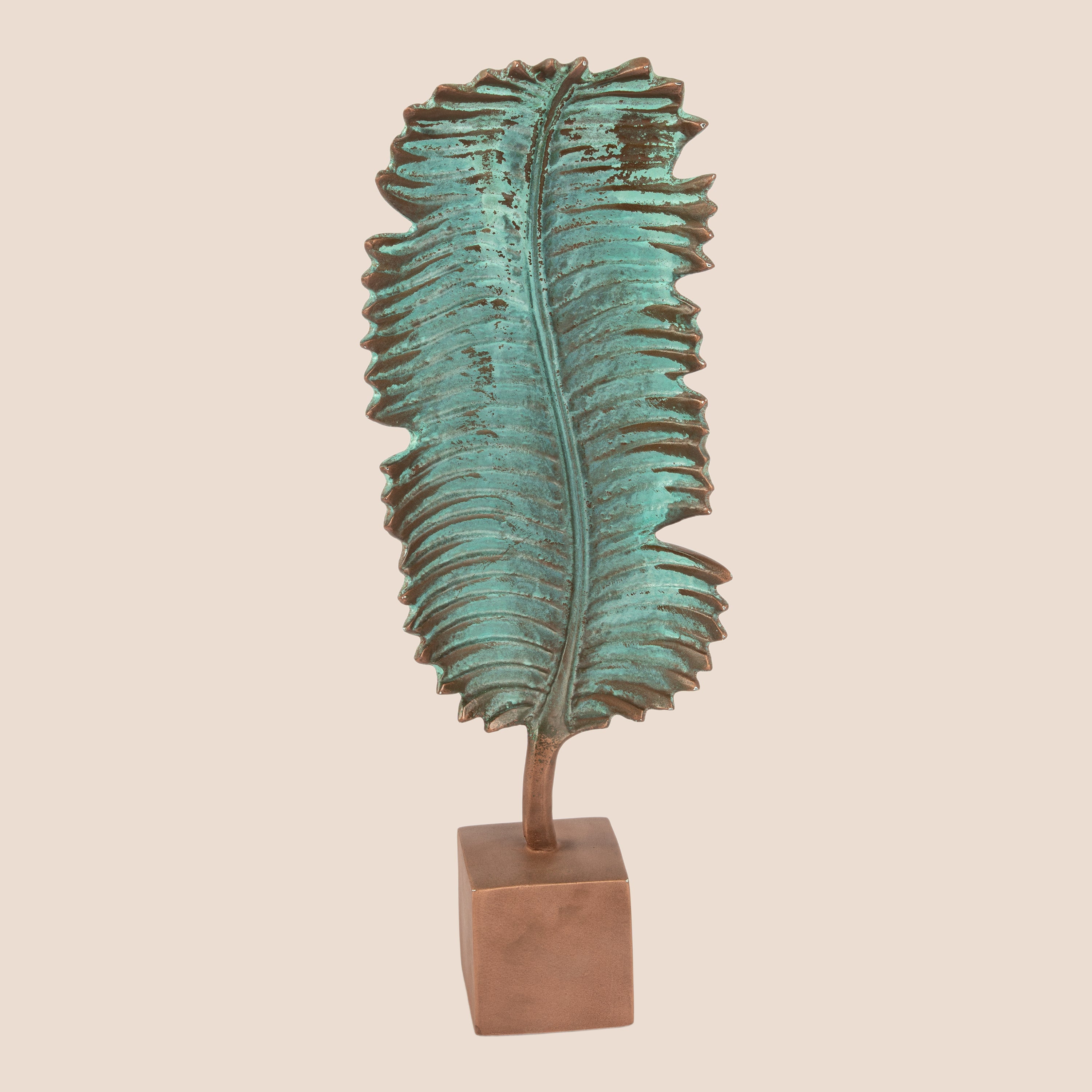 Aureon & Celeste Veil Leaf Form - Sculpture Set