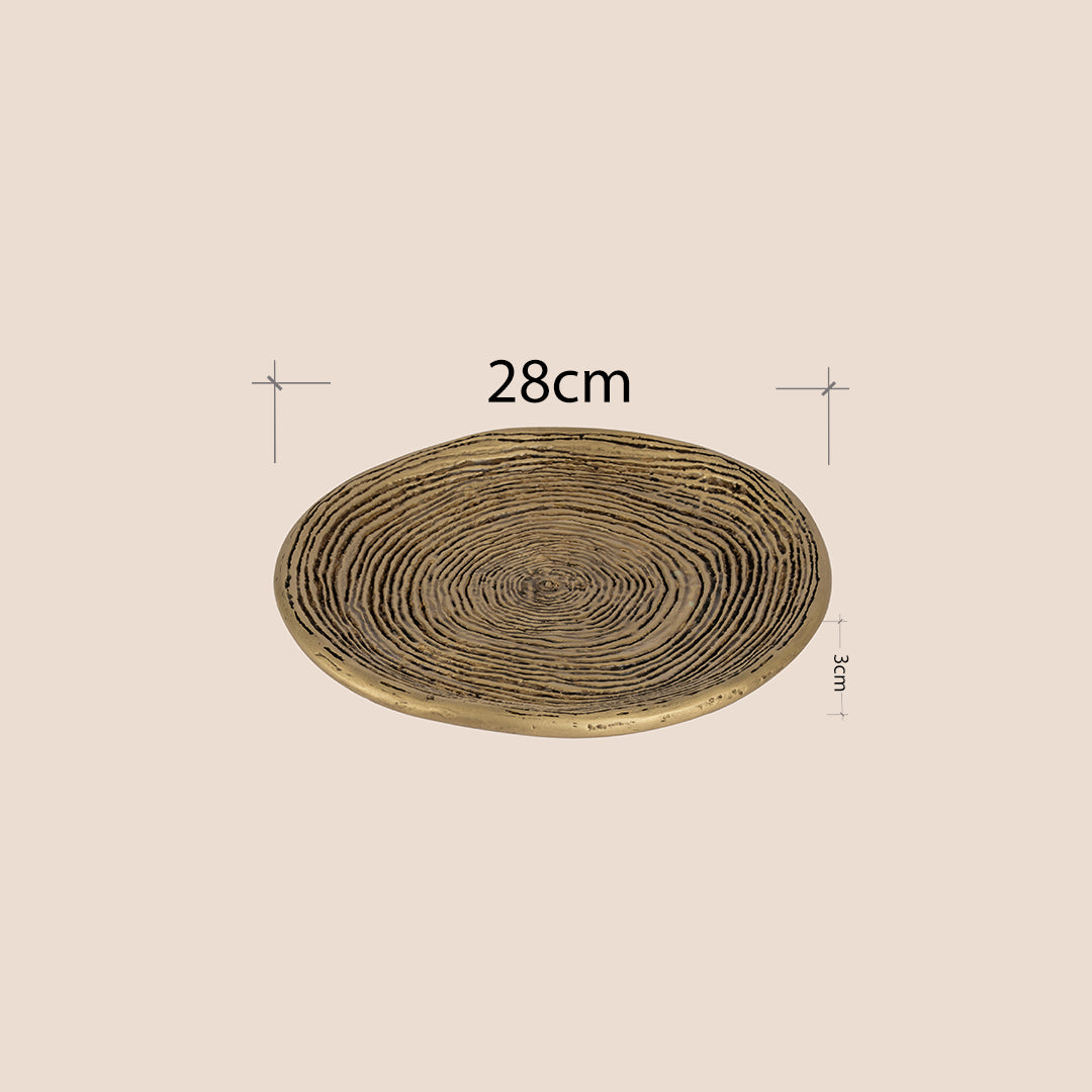 Strata Round - Décor Tray