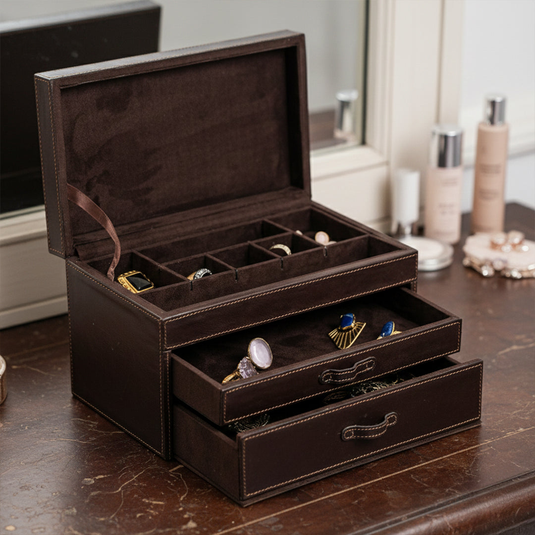 Royal Relic 3 layer Leather Organizer- Real Leather