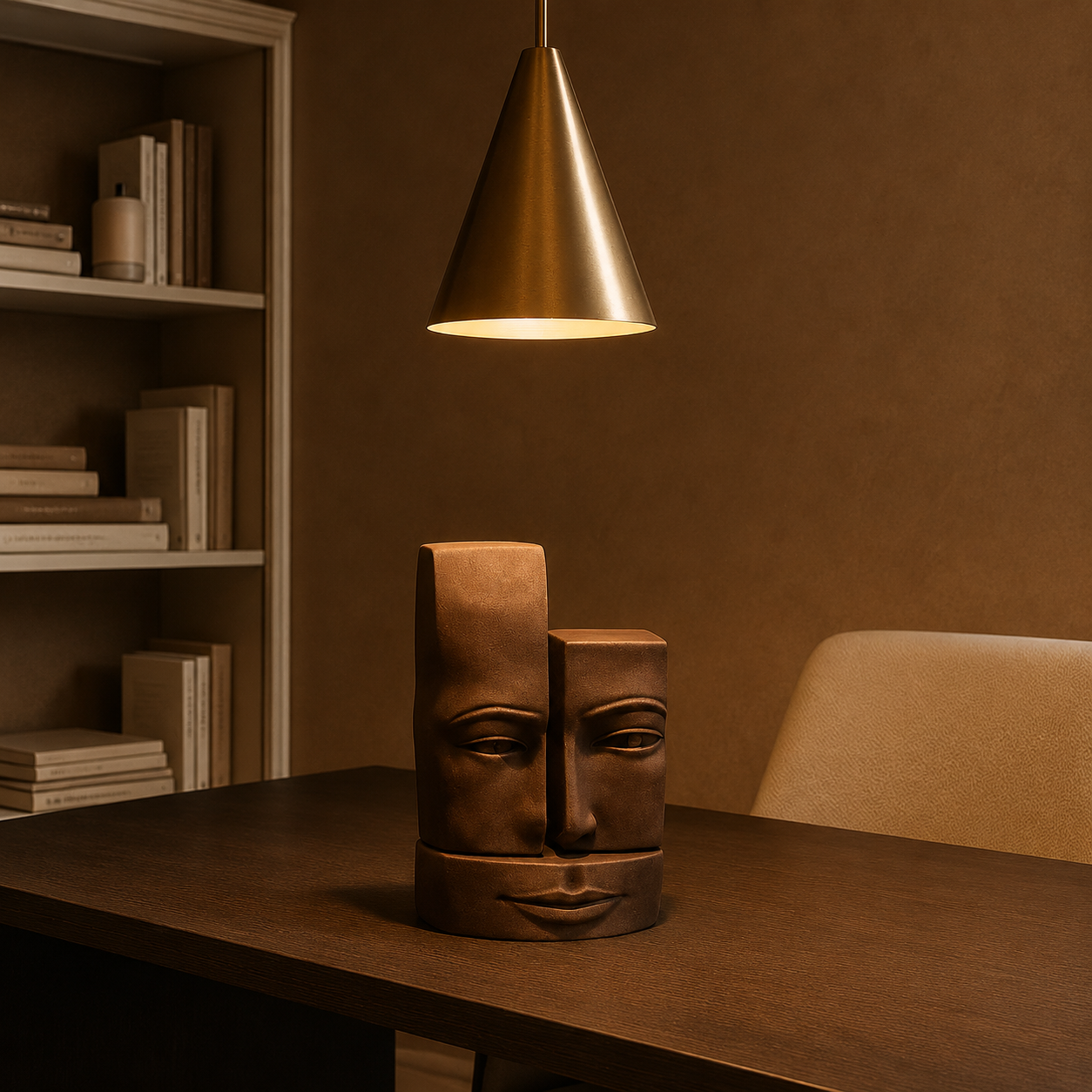 Fragmented Identity - Sculpture Bookend