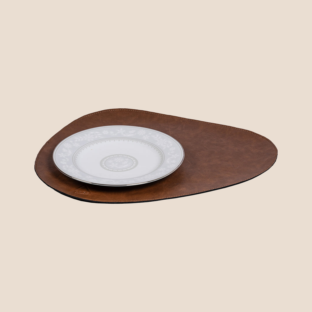Leather Muse Abstract Mats- Set of 6