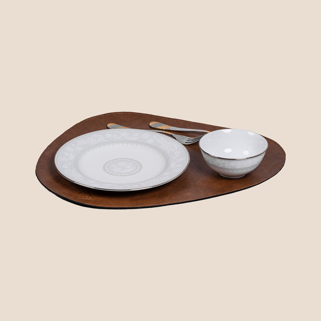 Leather Muse Abstract Mats- Set of 6