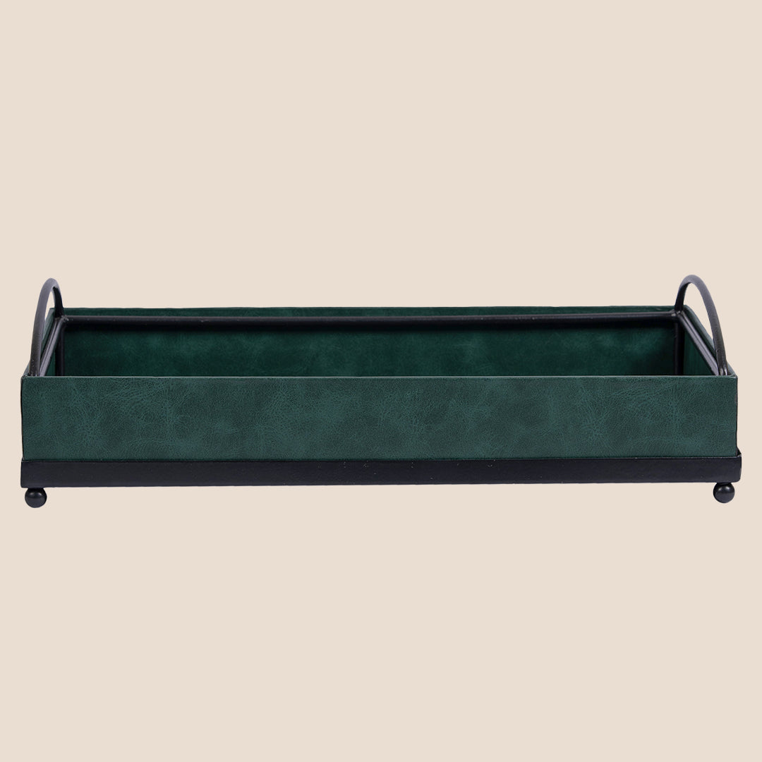 Metal luxe Leather - Décor Tray