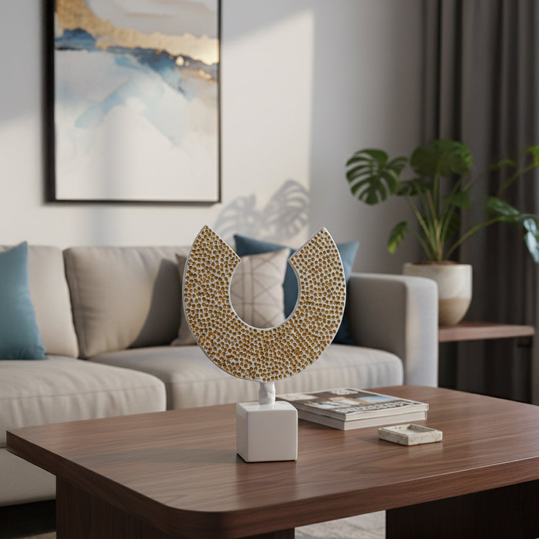 Obsidian Crescent - Sculpture