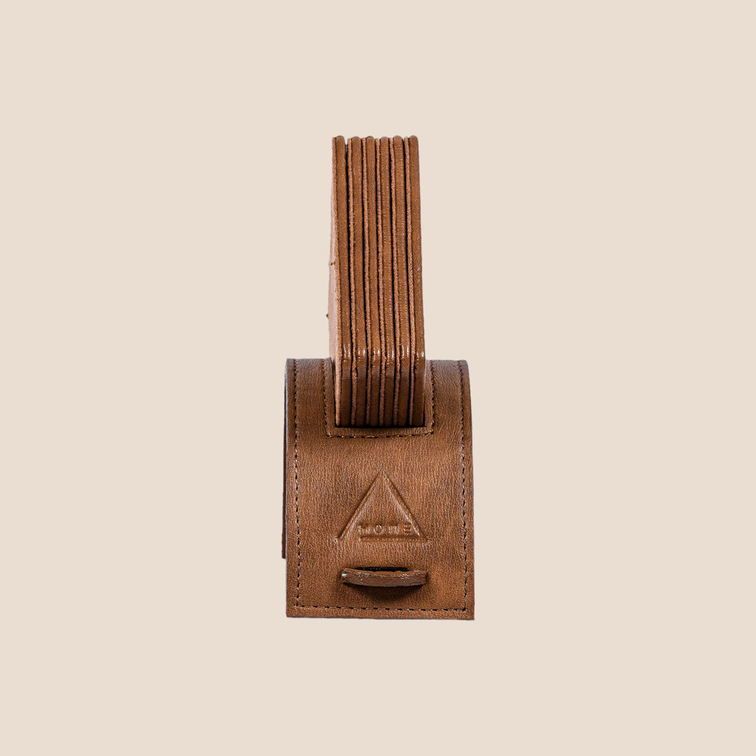 Saddle Stitch Square coaster- Set of 6
