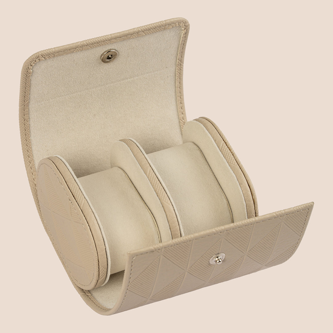 The Voyager Vault – Dual Watch Travel Case