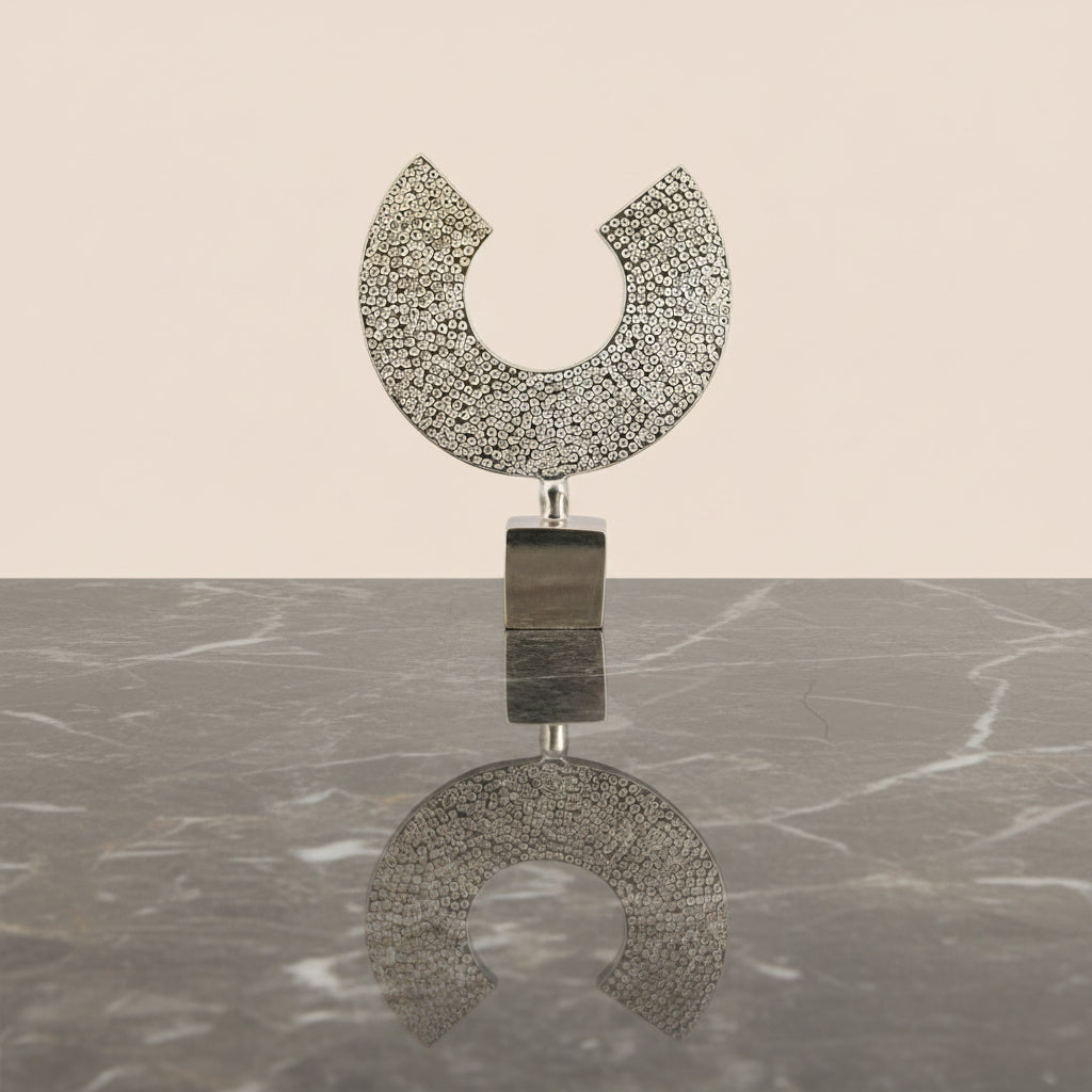 Obsidian Crescent - Sculpture