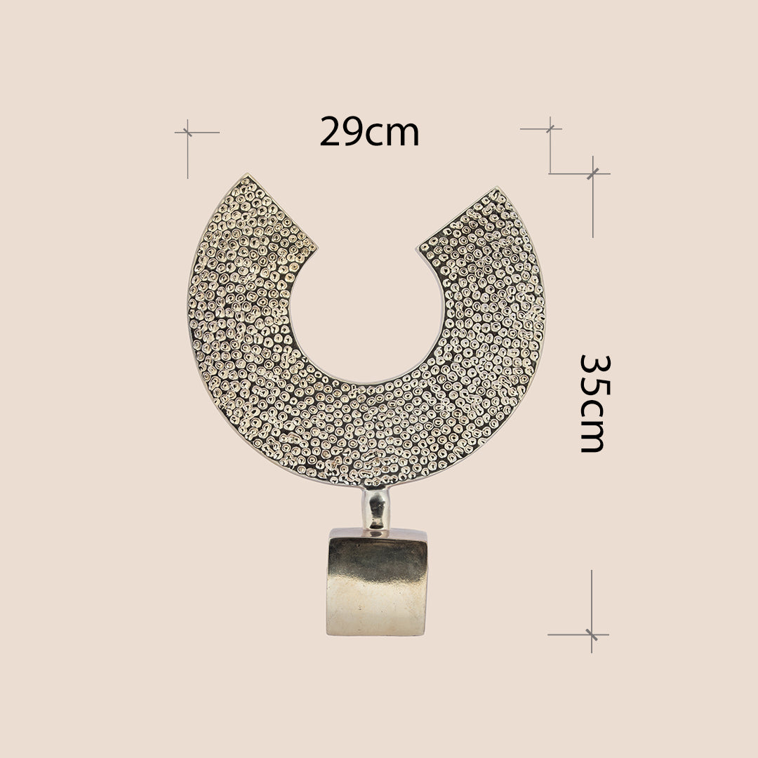 Obsidian Crescent - Sculpture