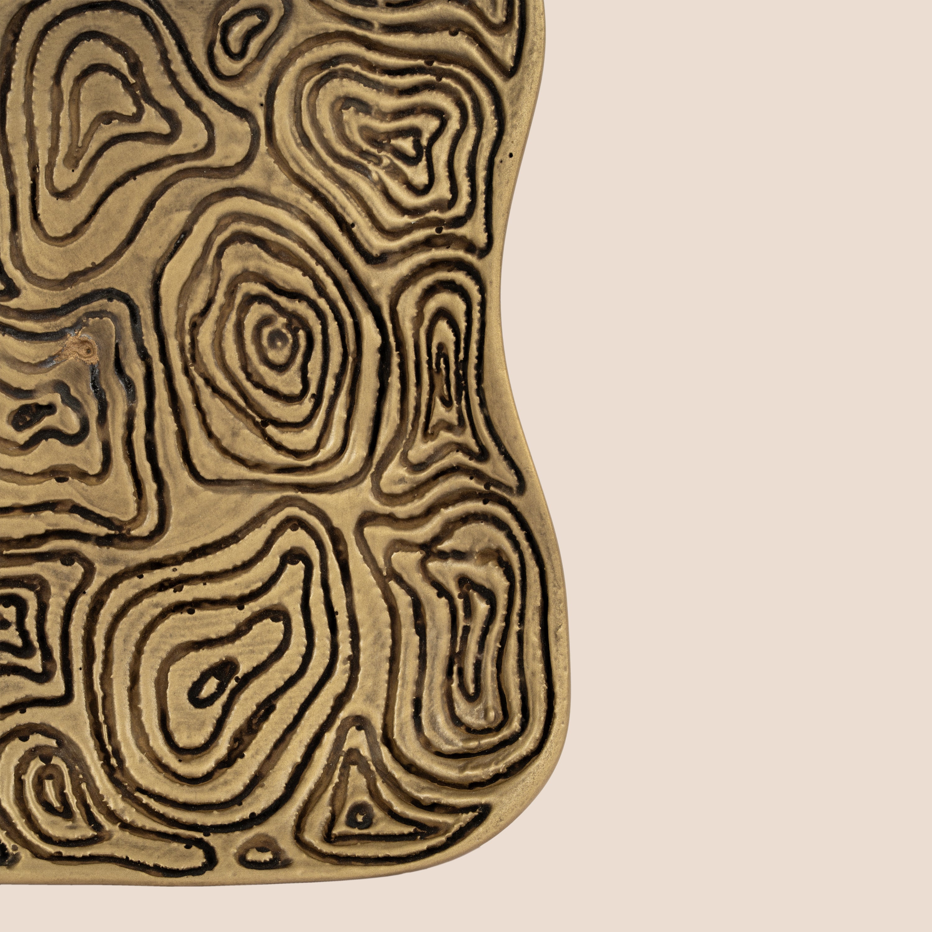 Solstice Bloom Tray & Strata Form Platter - Décor Tray Set