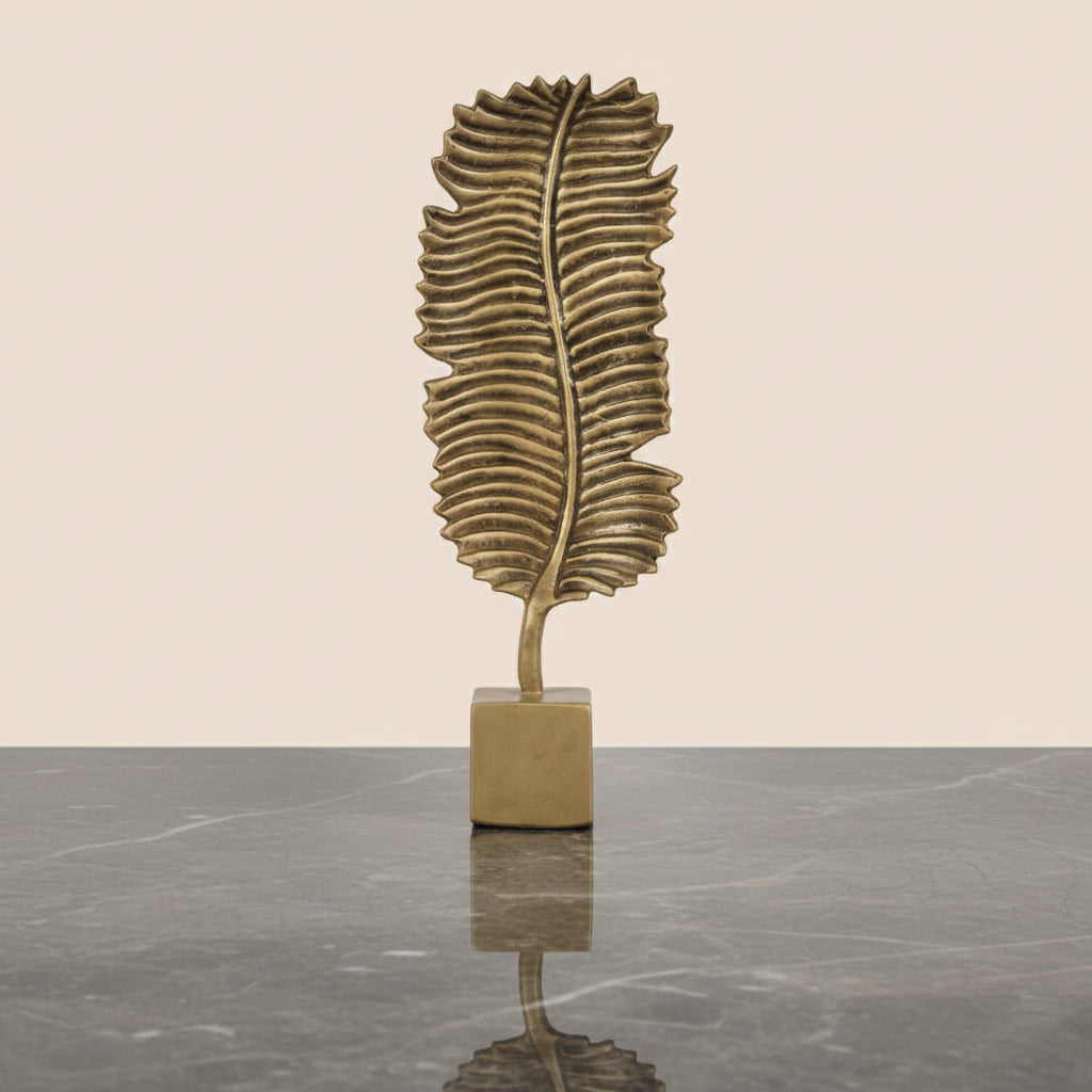 Aureon & Celeste Veil Leaf Form - Sculpture Set