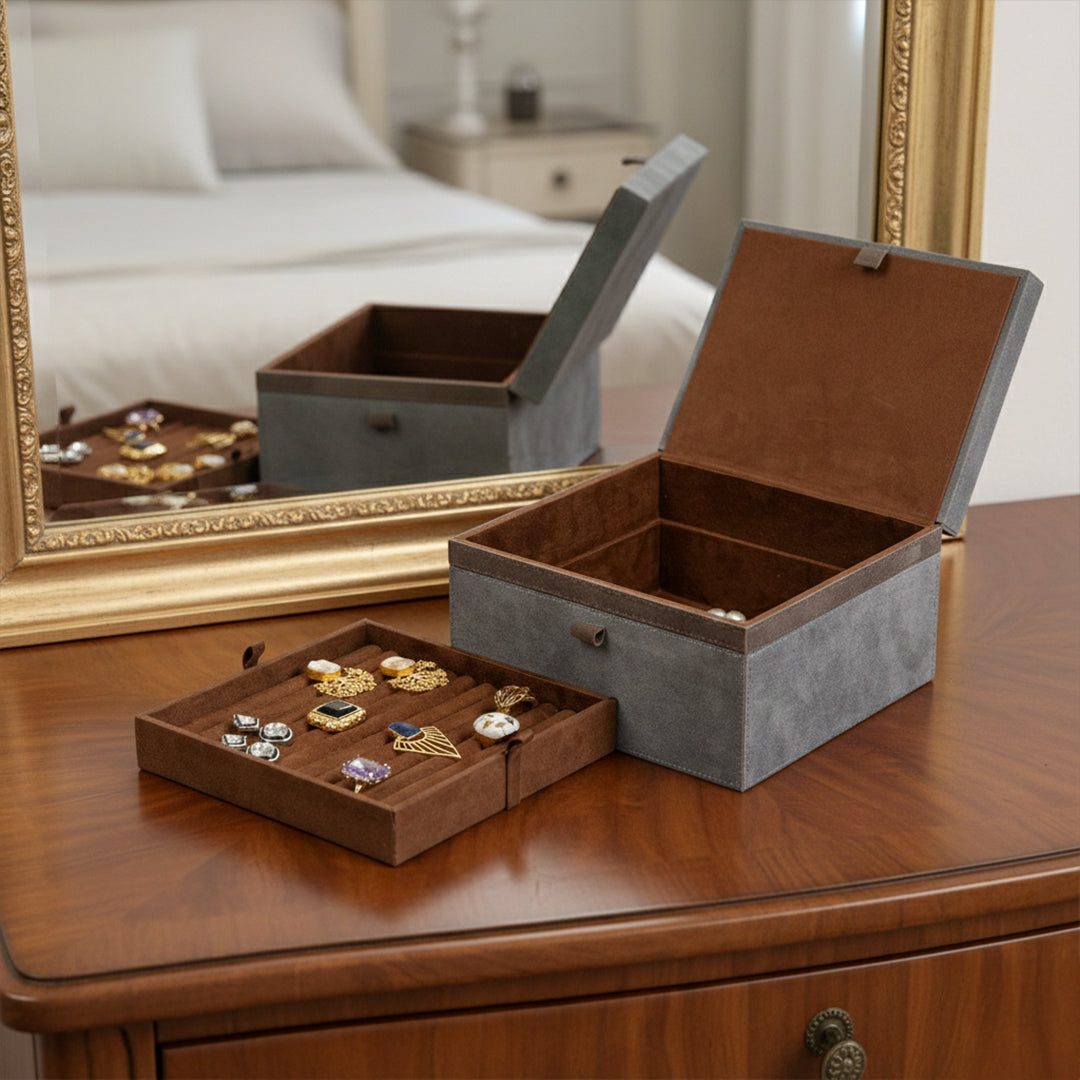 Velora Jewel Case- Real Leather