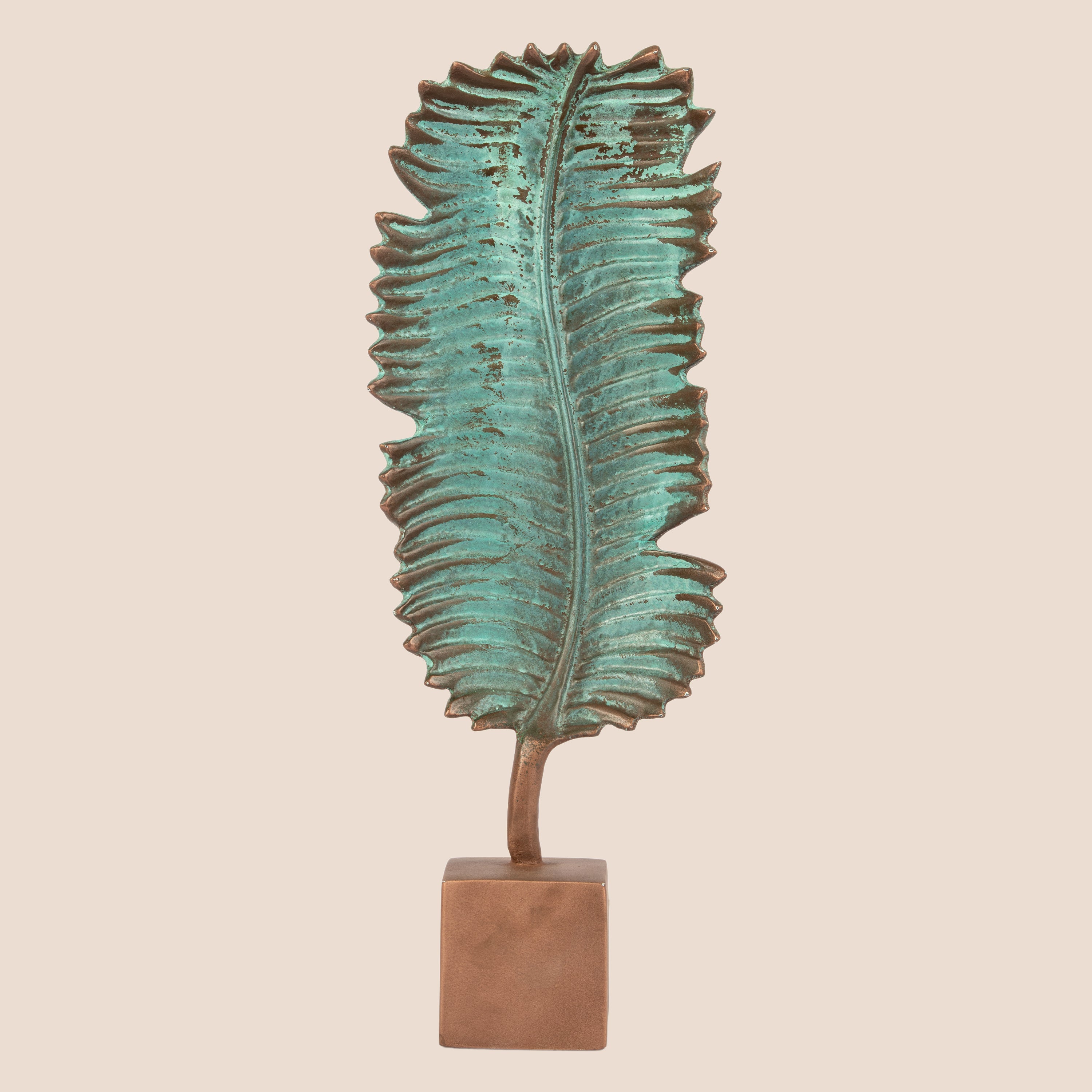 Celeste Veil Leaf - Sculpture