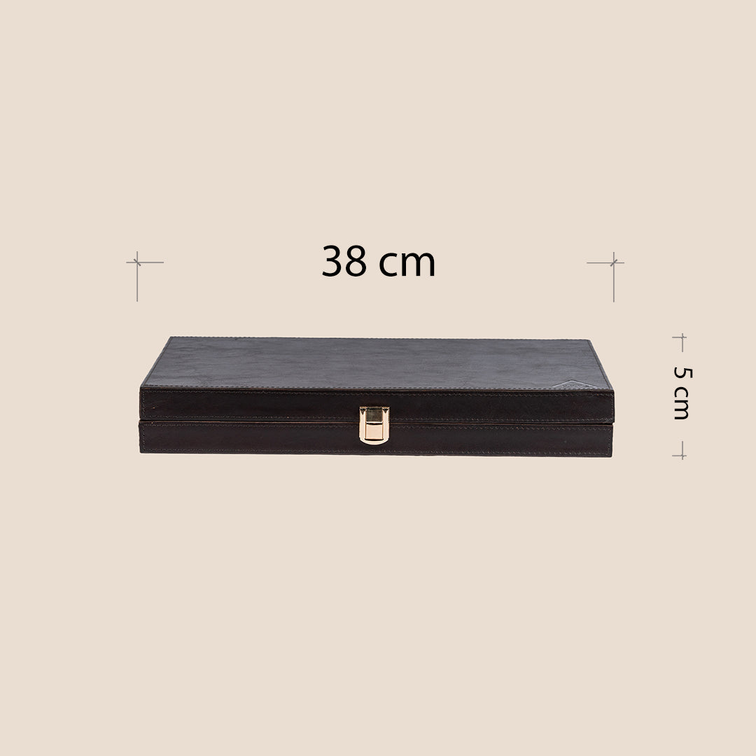 Regal Case Jewellery Organiser- Real Leather- Rakhi Gift Set