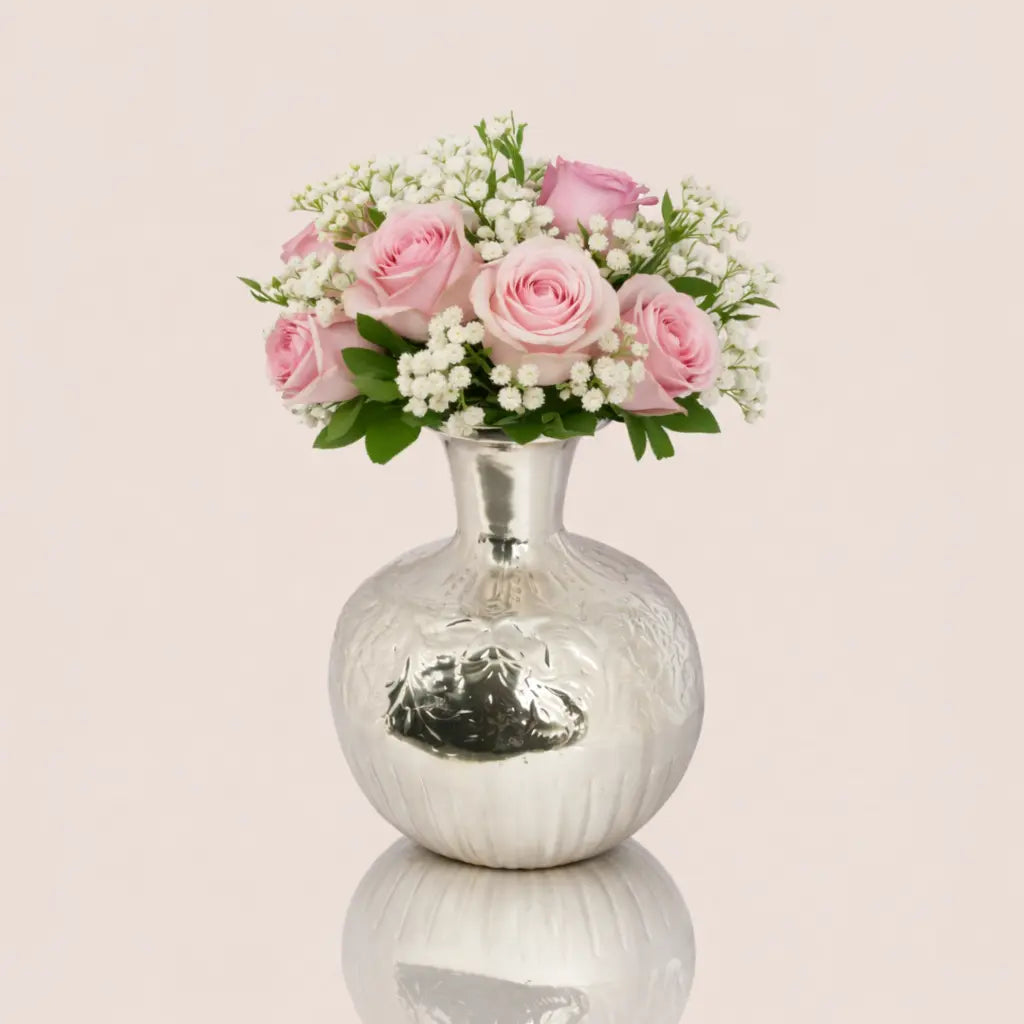 Verdigris Silver Ring - The Vase