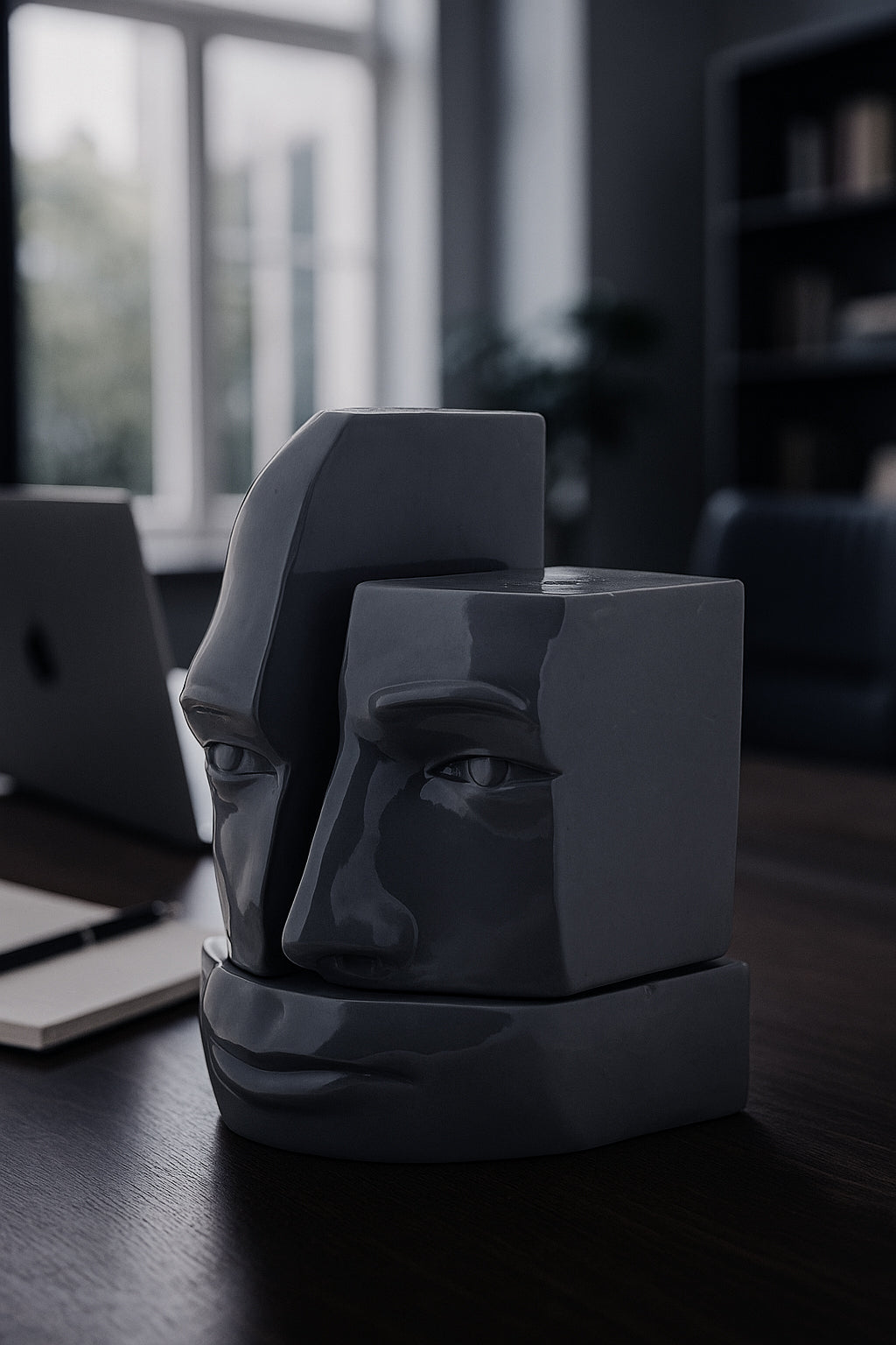 Fragmented Identity- Sculpture Bookend - ACad Home