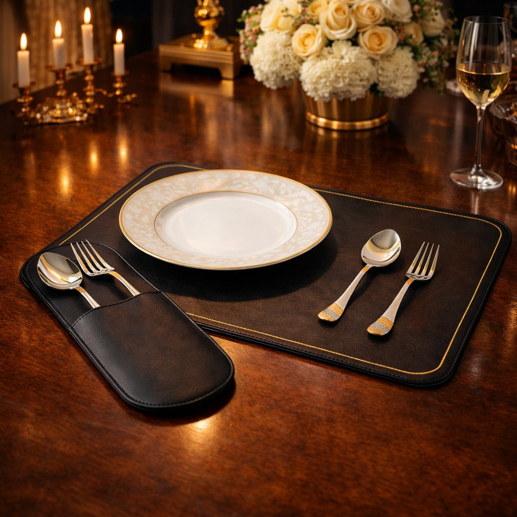 The Monolith Mat & Cutlery Holder - Set of 1