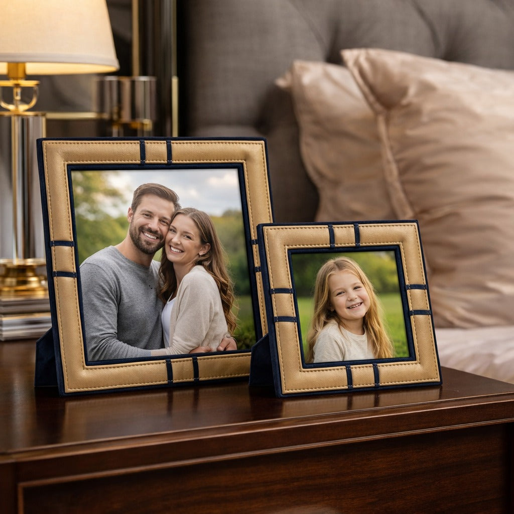 Saddle Stitch Duo Frame - Photo Frame Set (Big & Small)